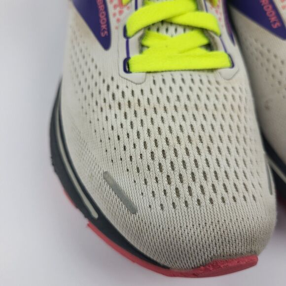 Brooks Ghost 14 Women's Running Shoes White Pink Purple Size 10 M - Picture 9 of 16